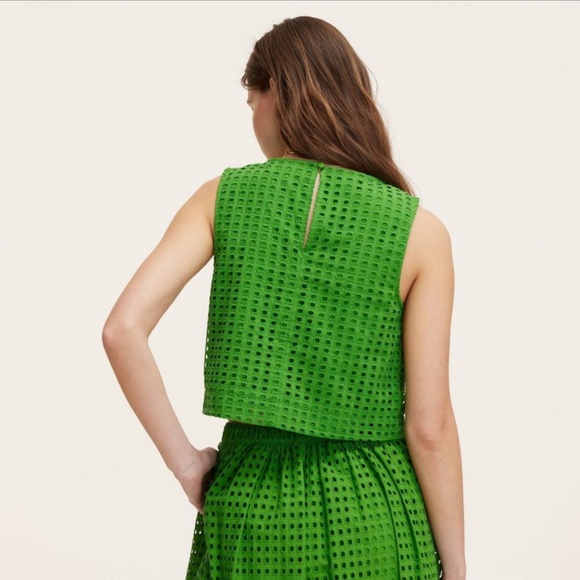 Kate Spade x Target eyelet tank top - Picture 3 of 4